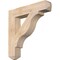 Ekena Millwork Funston Craftsman Smooth Bracket, Douglas Fir, 3 1/2"W x 20"D x 20"H BKT04X20X20FST04SDF - alternate 1